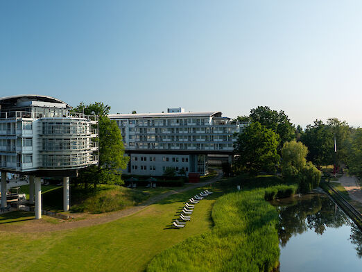 Blick auf das Kongresshotel Potsdam