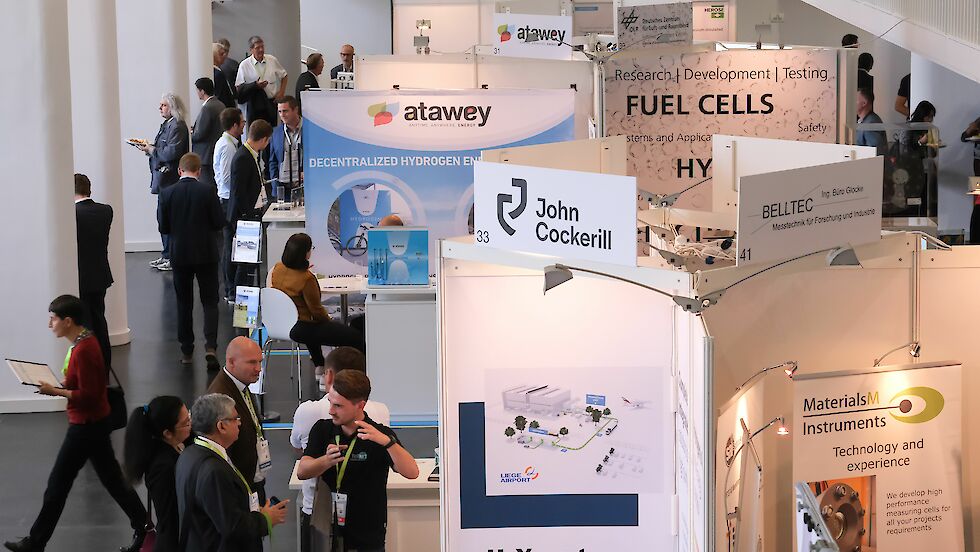 Exhibition with partners at F Cell event in Stuttgart