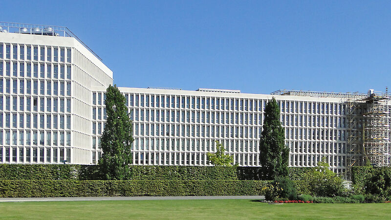 Exterior view of the German Federal Ministry of the Interior in Berlin