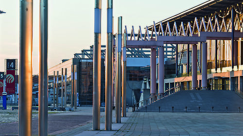 Exterior view of the Bremen exhibition grounds