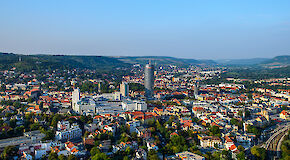 Luftaufnahme von Jena