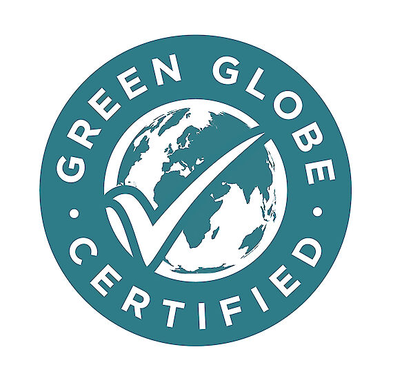 Logo von "Green Globe", dem ersten weltweiten Programm zur Zertifizierung und Leistungsverbesserung, das speziell für die Reise-und Tourismusindustrie entwickelt wurde. | © Green Globe