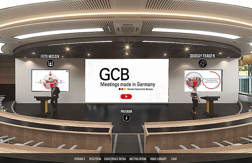 Conference Room des GCB Virtual Venue | © GCB