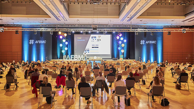 Conference Hall at the Messe München during the AFBMC conference