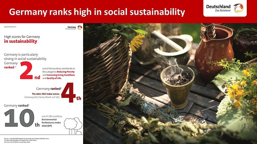 Germany ranks high in social sustainability | © DZT