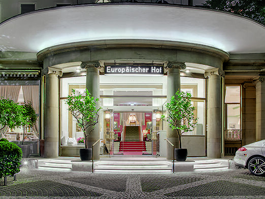 Entrance to Hotel Europäischer Hof